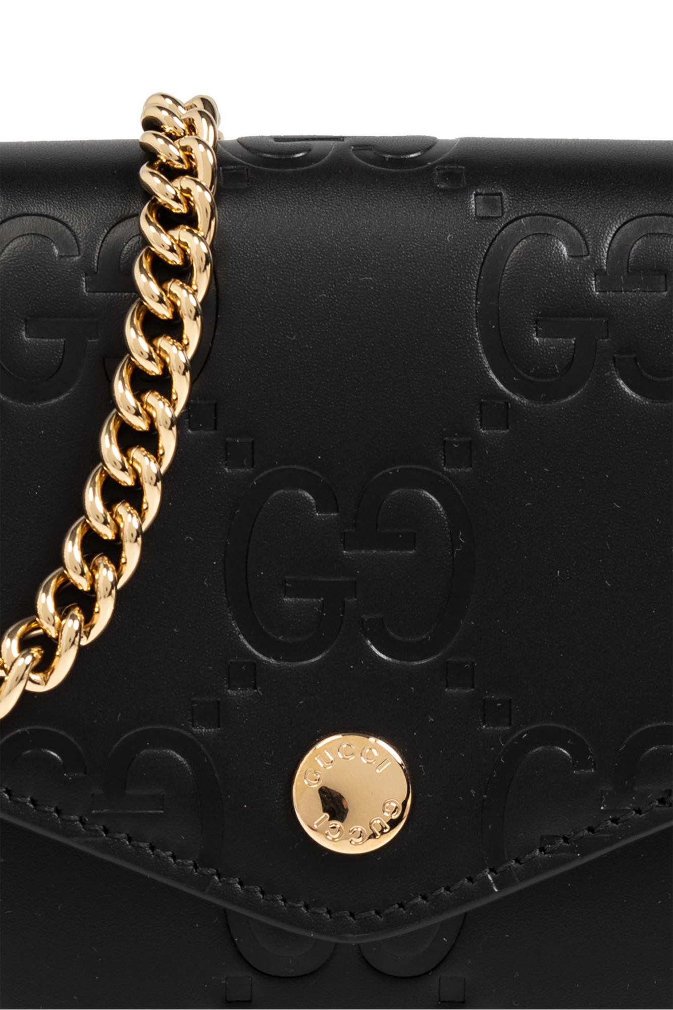 Black gucci wallet on chain online